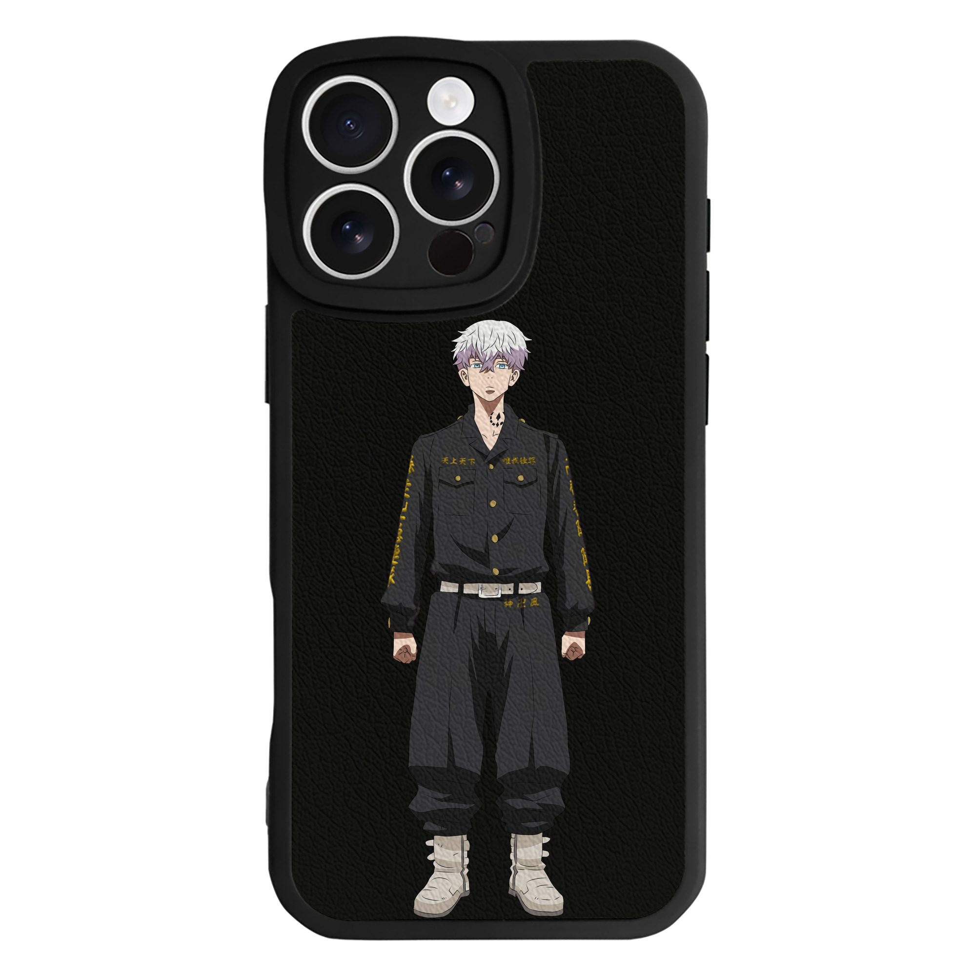 （画像用） 東京リベンジャーズ Tokyo Revengers 【iPhone 16シリーズ対応】シリコンスマホケース（レザー調） 材質：シリコン